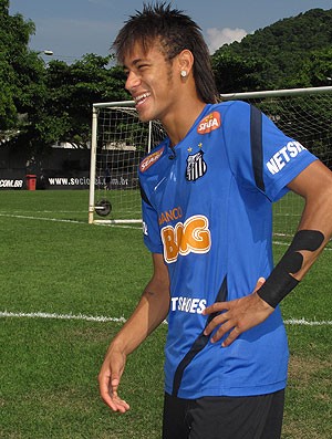 Neymar - matéria de domingo do Esporte Espetacular (Foto: Carla Destro / TV Globo)