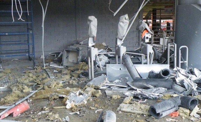 Estádio do Shakhtar bombardeado (Foto: Divulgação/Shakhtar)