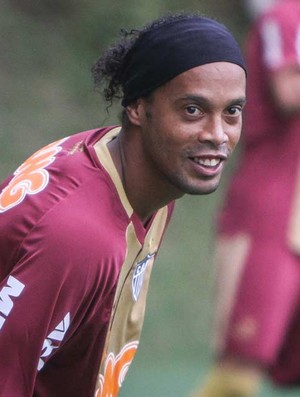 Ronaldinho Gaucho treino Atlético-MG (Foto: Bruno Cantini / Flickr Atlético-MG)