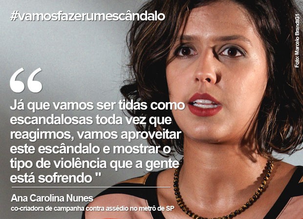 Dia da Mulher: Ana Carolina fala sobre a hashtag #vamosfazerumescândalo (Foto: Marcelo Brandt/G1)