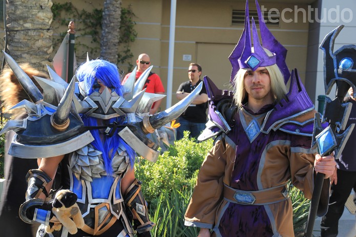 Os visitantes fizeram cosplay no primeiro dia da Blizzcon 2014 (Foto: Anna Kellen/ TechTudo) Os visitantes fizeram cosplay no primeiro dia da Blizzcon 2014 (Foto: Anna Kellen/ TechTudo)