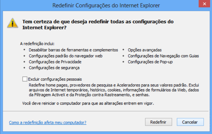 Passo a passo ajuda a resolver erro do Internet Explorer (Foto: Divulgação / Microsoft)