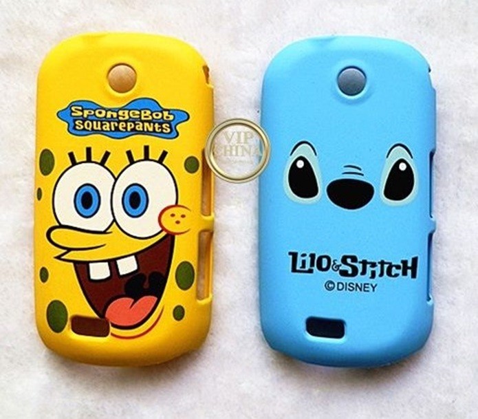 Case Galaxy 5 com Bob Esponja e Lilo & Stitch (Foto: Divulgação/Vip China)