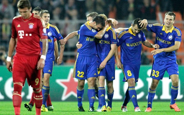  Aleksandr Pavlov, Bayern de Munique x Bate Borisov (Foto: Agência Reuters)