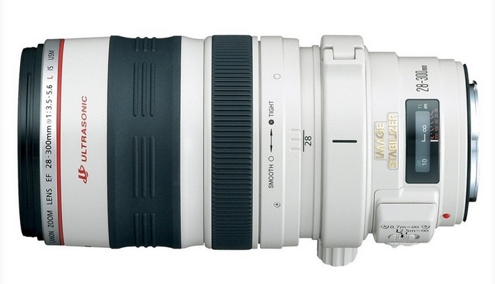 Lente zoom telefoto EF 28-300mm f/3.5-5.6L IS USM (Foto: Divulgação/Canon)