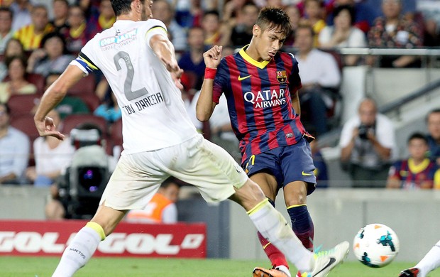 Neymar jogo Barcelona e Santos (Foto: EFE)