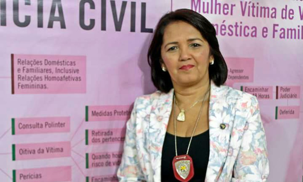 Delegada Sheila Freitas promete não dar trégua aos bandidos  (Foto: Kalina Veloso)
