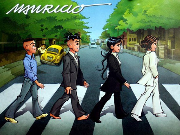Os Beatles foram lembrados também no 'Turma da Mônica Jovem' (Foto: Reprodução)