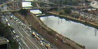 SP: trânsito cai mais e chega a 50 km; SIGA (reprodução)