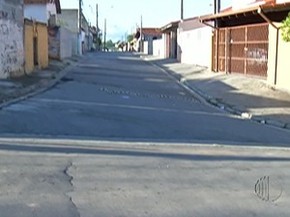 Local da chacina em Mogi das Cruzes (Foto: Reprodução/TV Diário)