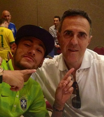 Neymar e o empresário Wagner Ribeiro (Foto: Reprodução/Instagram)