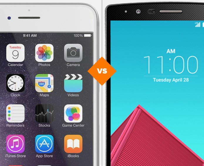 Iphone 6 ou LG G4? Veja qual top se dá melhor no comparativo (Foto: Arte/TechTudo)
