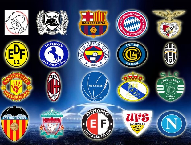 escudo dos times da champions league