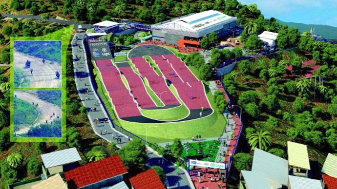 Parque de ciclismo morro do Alemão (Foto: Divulgação / Governo do Rio de Janeiro) Parque de ciclismo morro do Alemão (Foto: Divulgação / Governo do Rio de Janeiro)