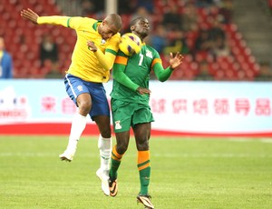 Dedé jogo amistoso Brasil e Zâmbia (Foto: Mowa Press)