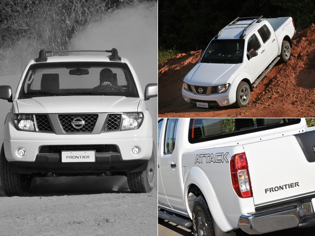 Nissan Frontier tem boa suspensão, visual mais agressivo, mas perde pela idade (Foto: Divulgação) Nissan Frontier tem boa suspensão, visual mais agressivo, mas perde pela idade (Foto: Divulgação)