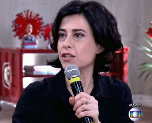 Fernanda Torres no Encontro (Foto: Gshow/Encontro com Fátima)