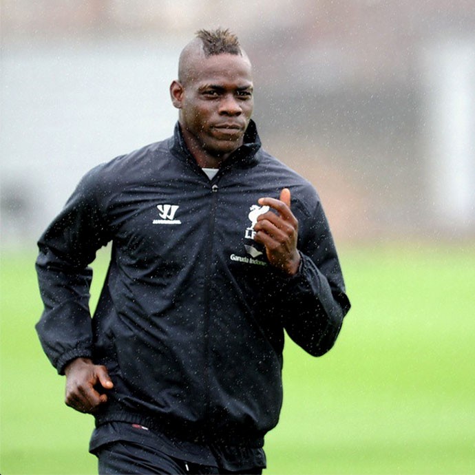 Balotelli Liverpool treino (Foto: Reprodução / Instagram)