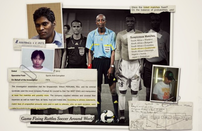 New York Times reportagem manipulação de resultados África do Sul Fifa (Foto: Reprodução New York Times)