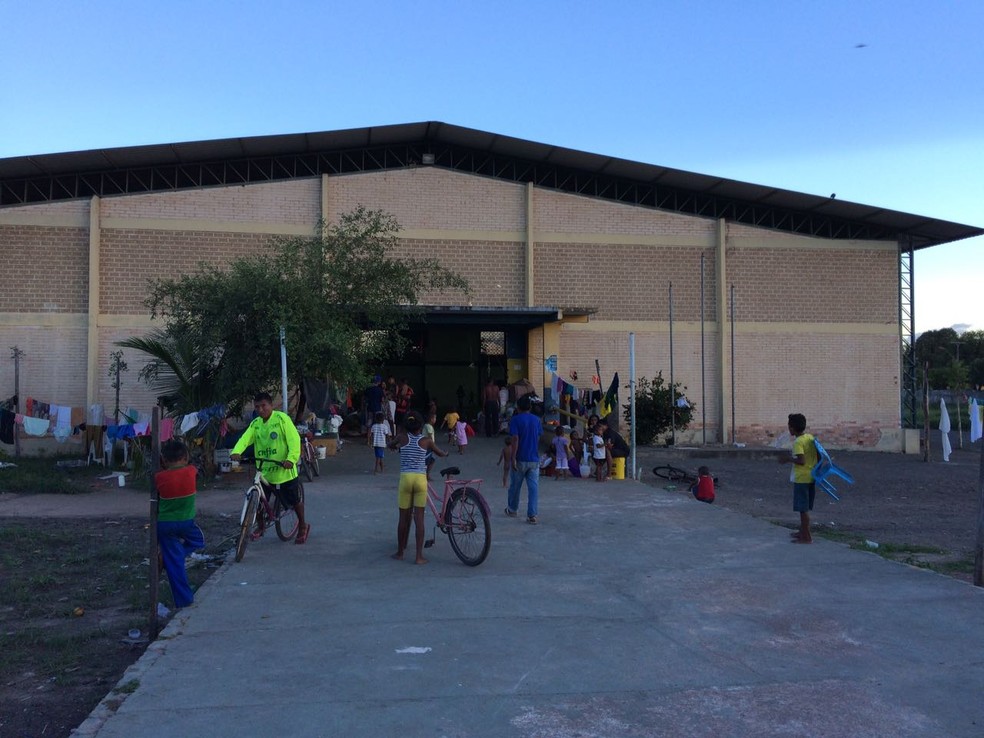 Abrigo na capital recebe centenas de venezuelanos fugidos da crise que assola o país (Foto: Emily Costa/G1 RR)