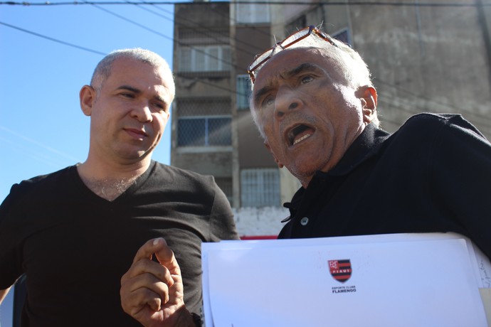 Tiago Vasconcelos e José do Egito (Foto: Emanuele Madeira/GloboEsporte.com)