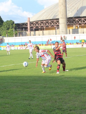 Flamengo-PI x Barras pela segunda rodada do Piauiense (Foto: Náyra Macêdo/GLOBOESPORTE.COM)