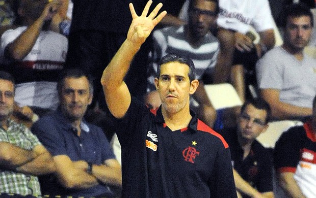 José Neto técnico do basquete do Flamengo (Foto: Alexandre Vidal / Fla Imagem)