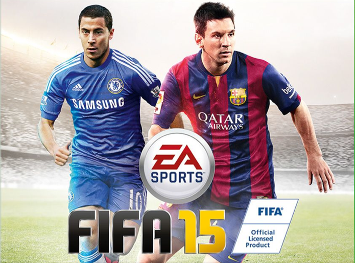Hazard e Messi dividirão a capa de Fifa 15 na versão para o Reino Unido (Foto: Divulgação)