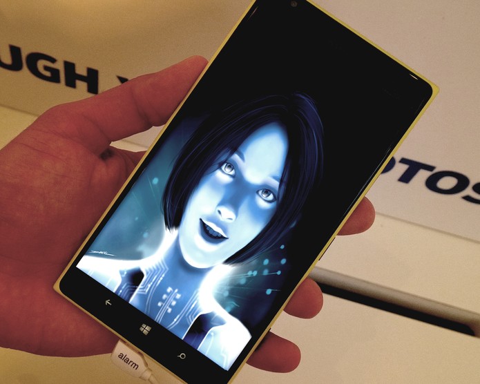Cortana é o nome da assistente de voz da Microsoft para o Windows Phone (Foto: Arte / TechTudo) Cortana é o nome da assistente de voz da Microsoft para o Windows Phone (Foto: Arte / TechTudo)