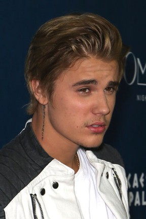 Justin Bieber comemora aniversário em boate em Las Vegas, nos Estados Unidos (Foto: Gabe Ginsberg/ Getty Images/ AFP)