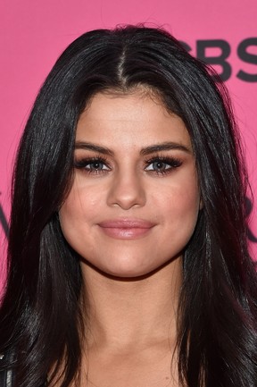 Selena Gomez em evento de moda em Nova York, nos Estados Unidos (Foto: Jamie McCarthy/ Getty Images/ AFP)