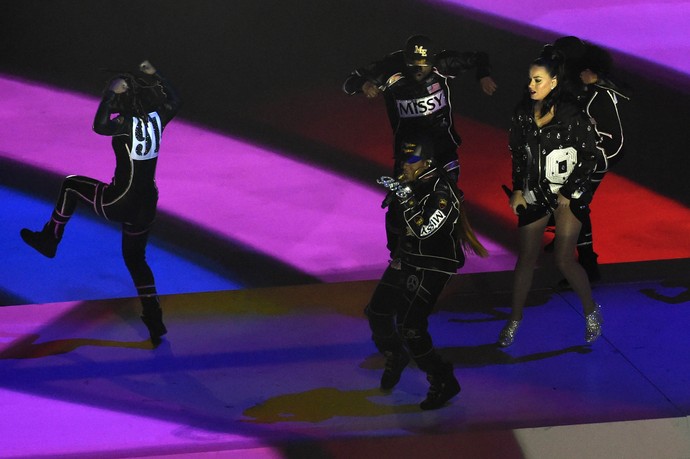Missy Elliott show do intervalo super bowl 49 (Foto: Reuters)