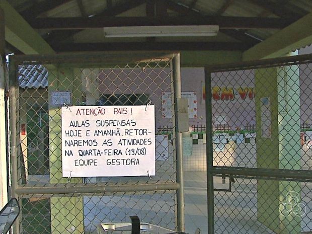 Escola João Paulo II, em Rio Branco, foi invadida pela quarta vez na madrugada do domingo (16), diz diretora (Foto: Reprodução/Rede Amazônica)