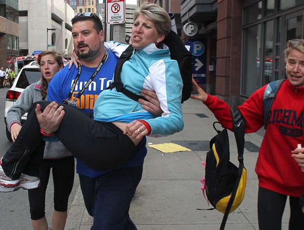 joe andruzzi maratona de boston (Foto: Getty Images) joe andruzzi maratona de boston (Foto: Getty Images)