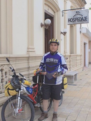 Chico Venâncio, cicloturista (Foto: Arquivo Pessoal)
