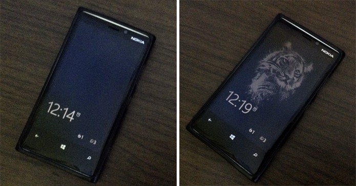 Função Glance e aplicativo Glance Background personalizam a tela de descanso do seu Lumia com Windows Phone (Foto: Elson de Souza/TechTudo)