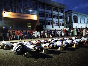 Em 2003, MST fez uma encenação sobre o Massacre. (Foto: Edimar Farias/O Liberal)