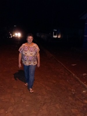 Valdelice Menezes diz que a cidade ficou 'sem pai nem mãe' (Foto: Arquivo pessoal)