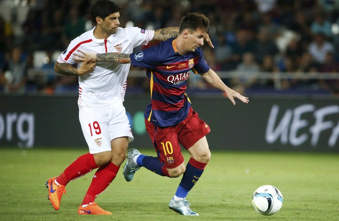 Messi - Barcelona x Sevilla (Foto: Reuters)
