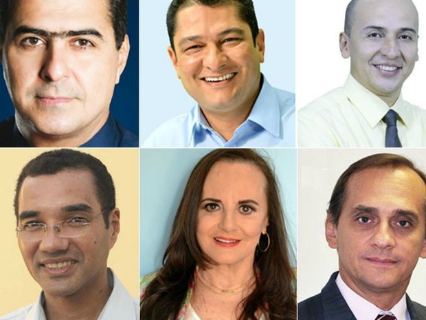 Candidatos à prefeitura de Cuiabá (Foto: Divulgação) Candidatos à prefeitura de Cuiabá (Foto: Divulgação)