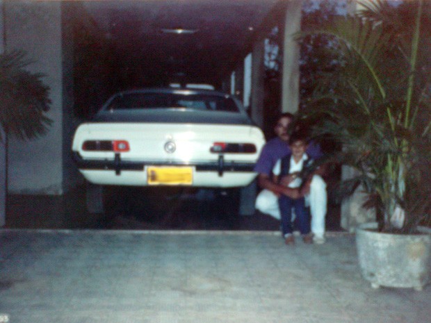 O primeiro Maverick da infância de Antônio (e o terceiro da vida de seu pai) foi um GT V8 Quadrijet de 1979, comprado em 1993. (Foto: Antônio de Pádua Filizola Filho/VC no G1)