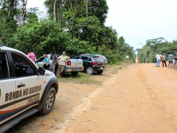 Polícia foi acionada para investigar crime (Foto: Diego Toledano/G1 AM)