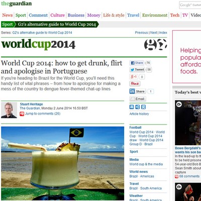 Drink Brasil The Guardian (Foto: Reprodução)