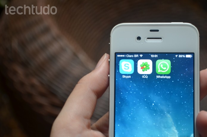 ICQ, Skype e WhatsApp disputam a atenção dos usuários de smartphones (Foto: Anna Kellen/TechTudo) ICQ, Skype e WhatsApp disputam a atenção dos usuários de smartphones (Foto: Anna Kellen/TechTudo)