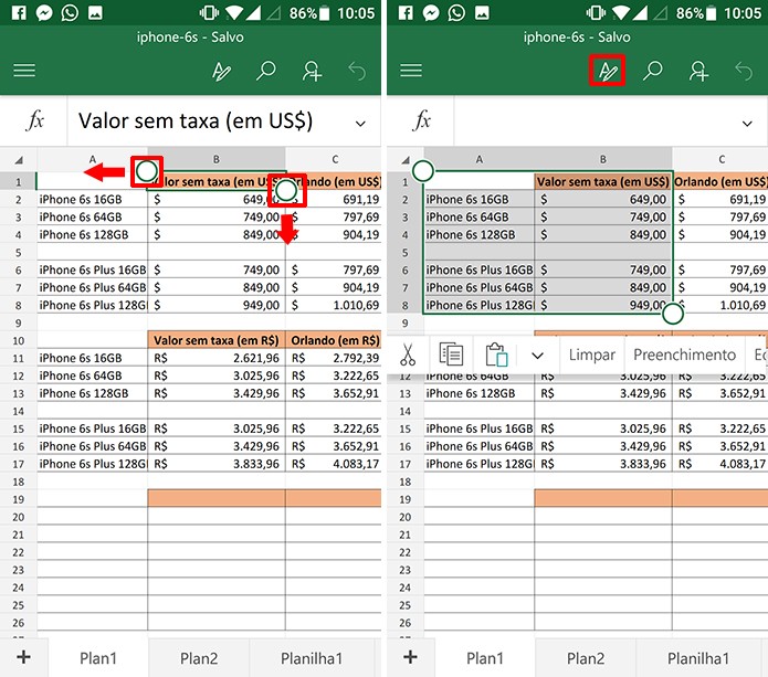 microsoft excel for android