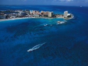 Vista aérea de Cancún (Foto:  Stephane Frances/Only World/Only France)