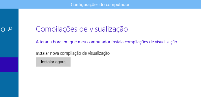 Instalando nova versão de testes do Windows 10 (Foto: Reprodução/Helito Bijora) 