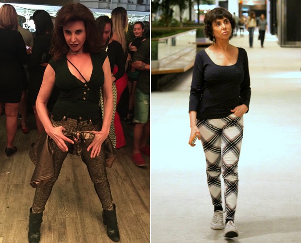 Antes e depois Claudia Alencar (Foto: Reprodução Instagram e AgNews)