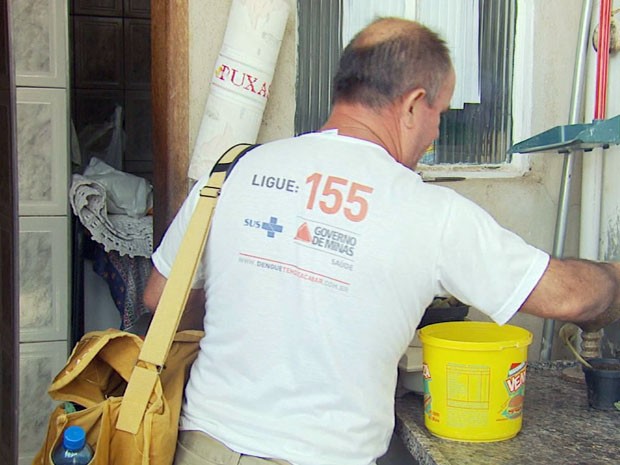 Cambuquira vive epidemia de dengue no município (Foto: Reprodução EPTV)