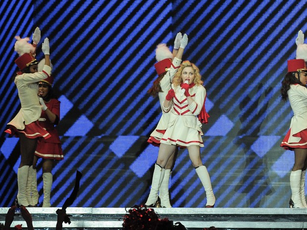 Madonna faz em SP o primeiro de dois shows da turnê 'MDNA' (Foto: Flavio Moraes/G1)